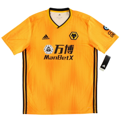 Maillot Domicile 2019-20 Wolves adidas * w / tags * L