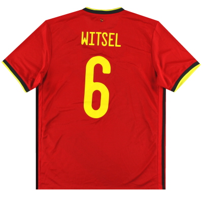 2020-21 Belgium adidas Home Shirt Witsel #6 *w/tags* L 