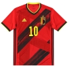 Camiseta de local adidas de Bélgica 2020-21 E.Hazard # 10 * Como nueva * XS
