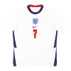 2020-21 England Nike Home Shirt Grealish #7 M