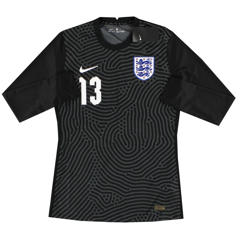 2020–21 England Nike Player Issue Torwarttrikot Nr. 13 *mit Etiketten* M