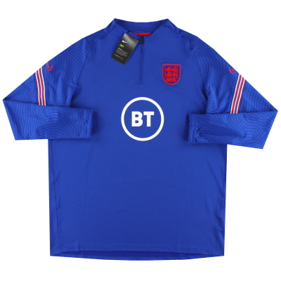 Camiseta Inglaterra 2020-21 Nike Player Issue 1/4 con cremallera *con etiquetas* XXL