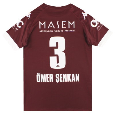 2020-21 Inegolspor Player Issue Maillot domicile Omer Senkan # 2 * Comme neuf * L