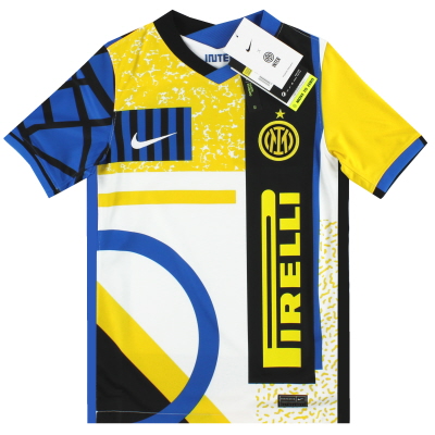 Quatrième maillot Nike de l'Inter Milan 2020-21 *avec étiquettes* S.Boys