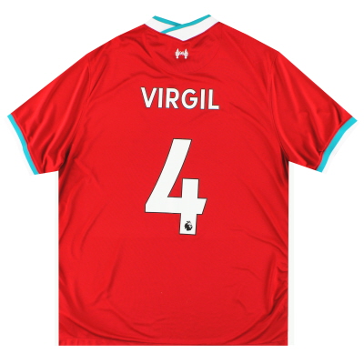 Kemeja Kandang Nike Liverpool 2020-21 Virgil #4 XXL