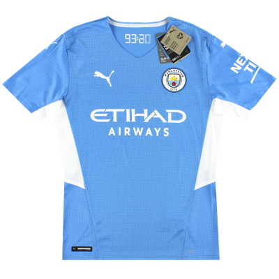 2021-22 Manchester City Puma Player Issue Home Shirt *w/tags* S 