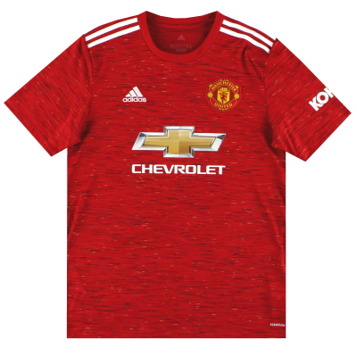 2020-21 Manchester United adidas Home Shirt *Mint* L