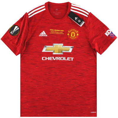 2020-21 Manchester United adidas 'Final Gdansk' thuisshirt *met tags* L