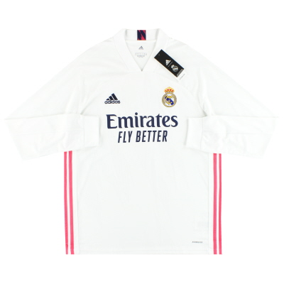 2020-21 Real Madrid adidas Home Shirt L/S *BNIB* L