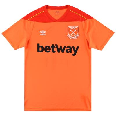 Camiseta de portero del West Ham Umbro '2020 años' 21-125 * Como nueva * M
