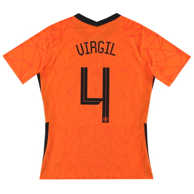 2020-22 Pays-Bas Nike Player Issue Maillot Domicile Virgil #4 *Comme Neuf* XL