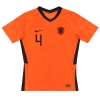 Kemeja Kandang Pemain Holland Nike 2020-22 Virgil #4 *Seperti Baru* XL
