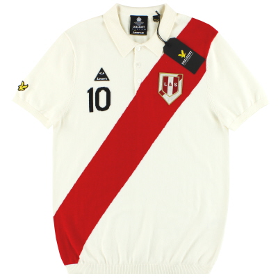 2020 Lyle & Scott x Lovers FC Peru Asymetric Stripe Polo *BNIB* 