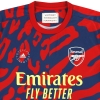 Maillot d'avant-match Arsenal x adidas By Stella McCartney 2021-22 *BNIB*