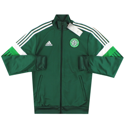 2021-22 Jaket Track adidas 3-Stripes Celtic *dengan tag* S