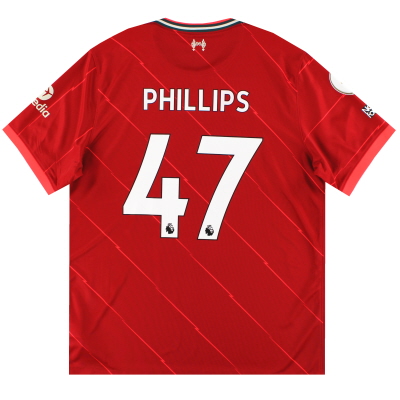 Maglia Liverpool Nike Home 2021-22 Phillips # 47 *con etichette* XL