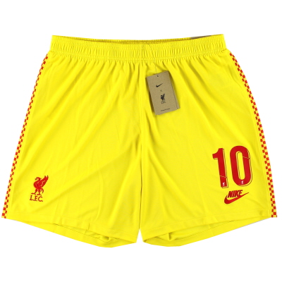 2021-22 Liverpool Nike Third Shorts # 10 *con etichette* XXL