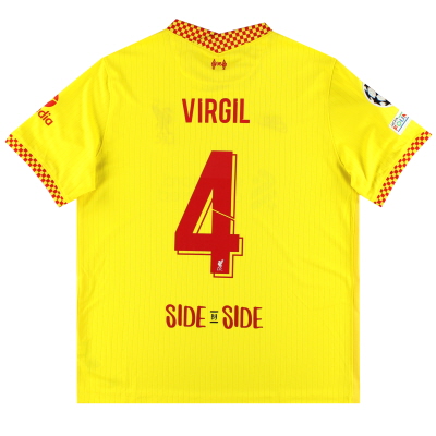 2021-22 Liverpool Nike Third Shirt Virgil #4 *w/tags*