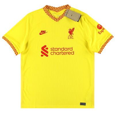 2021-22 Liverpool Nike derde shirt *met kaartjes* XL