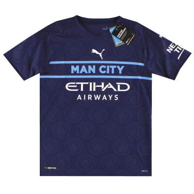 2021-22 Manchester City Puma Baju Ketiga *dengan tag* M