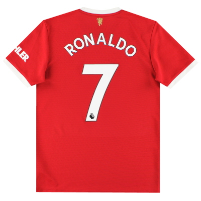 Maglia Manchester United adidas Home 2021-22 Ronaldo #7 M