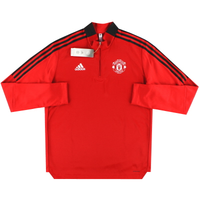 Camiseta de entrenamiento cálida con cremallera de 2021/22 adidas del Manchester United 1-4 * con etiquetas *
