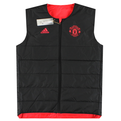 2021-22 Manchester United adidas Wendebare gepolsterte Weste *mit Tags* S