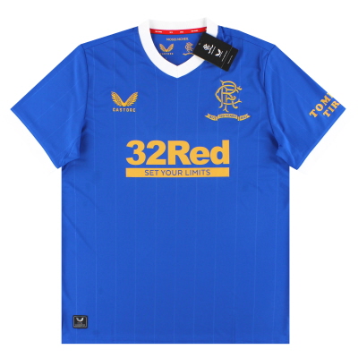 2021-22 Rangers „150-jähriges Jubiläum“ Castore Heimtrikot *BNIB*