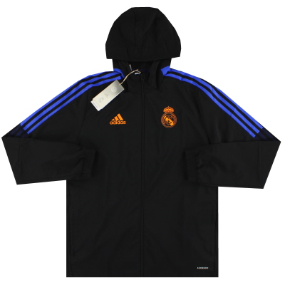 2021-22 Real Madrid adidas Trio presentatiejack *BNIB* XL.Jongens