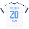 2021 Union Dubuque Hummel Heimtrikot Becks #20 *Neuwertig* M