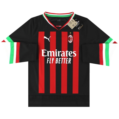 Camiseta de invierno extragrande Puma del AC Milan 2022-23 * con etiquetas *