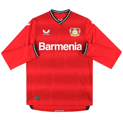 2022-23 Bayer Leverkusen Castore Pro Home Shirt L/S *As New* S