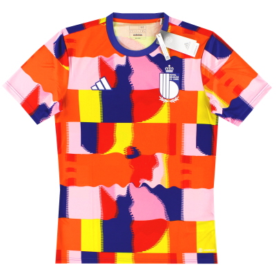Предматчевая рубашка Adidas 2022-23 Бельгия *с бирками* S