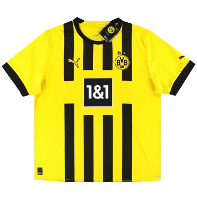 Seragam Kandang Puma Dortmund 2022-23 *dengan tag* S.Boys