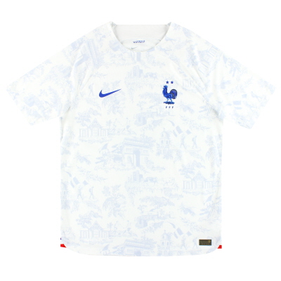 2022-23 Frankreich Nike Auswärtstrikot *Neuwertig* XL