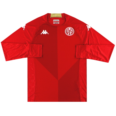 2022-23 FSV Mainz Kappa Home Shirt L/S *Seperti Baru* XS