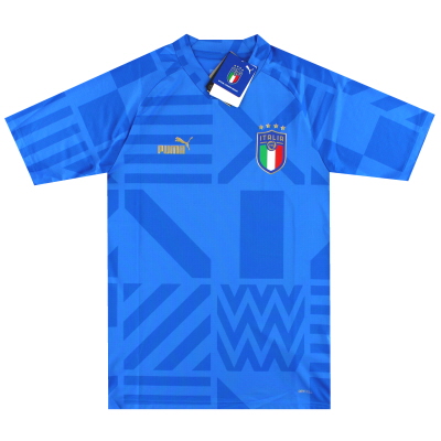 Maillot d'avant-match Italie Puma 2022-23 * avec étiquettes * M