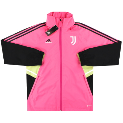 SAMPEL Jaket Hujan Juventus adidas 2022-23 *dengan tag* M