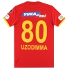 Camiseta de local Nike Player Issue del Kayserispor 2022-23, Uzodimma # 80 * Como nueva * M
