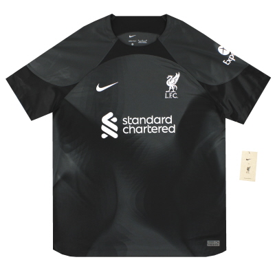 2022-23 Liverpool Nike Torwarttrikot *mit Etiketten* L