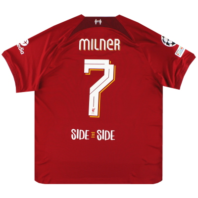 Kemeja Kandang Nike Liverpool 2022-23 Milner #7 *dengan tag* XL