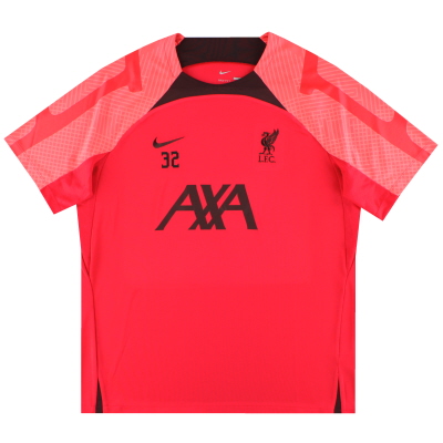 2022-23 Liverpool Nike Player Issue trainingsshirt #32 *als nieuw* XL