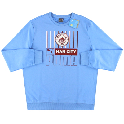 2022-23 Manchester City Puma FtblCore sweatshirt met ronde hals *met labels*