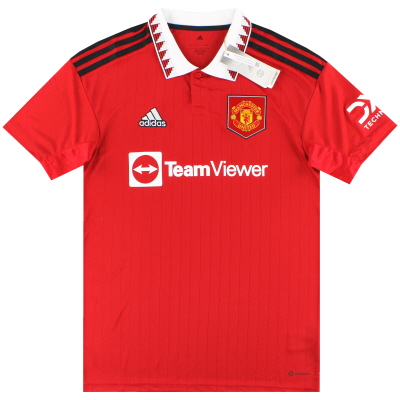 2022-23 Manchester United adidas Thuisshirt *met tags*