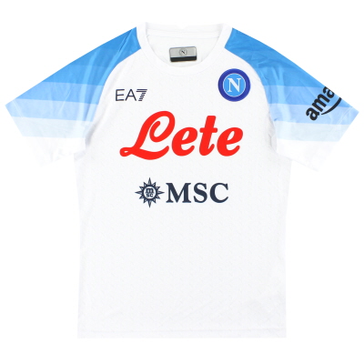 Camiseta de visitante del Napoli EA2022 23-7 * Como nueva * 6 años
