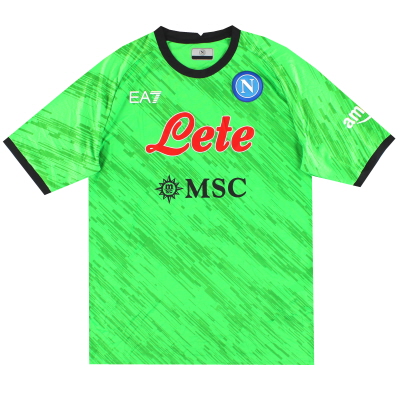 2022-23 Napoli EA7 Goalkeeper Shirt *As New* XXL 