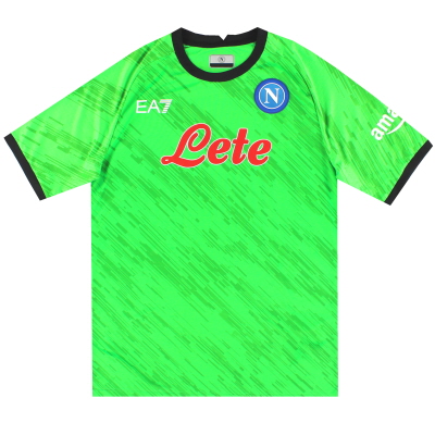 2022-23 Napoli EA7 Goalkeeper Shirt *As New* XXL 