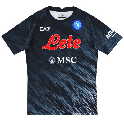 Tercera camiseta del Napoli EA2022 23-7 * Como nueva * 10 años