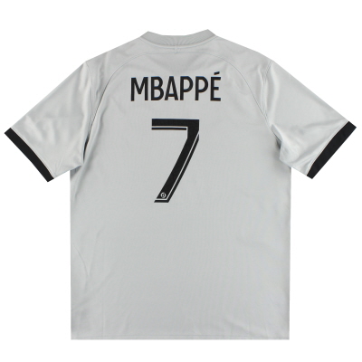 2022-23 Paris Saint-Germain Nike Away Shirt Mbappe #7 *Mint* L 