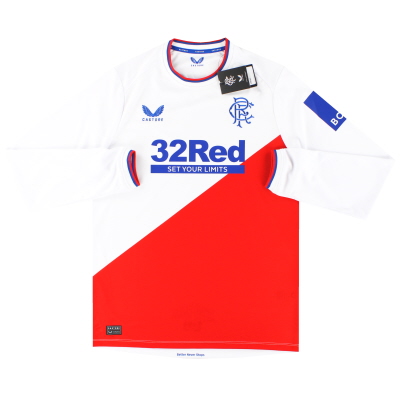 Camiseta de visitante de los Rangers Castore 2022-23 L/S *BNIB* L